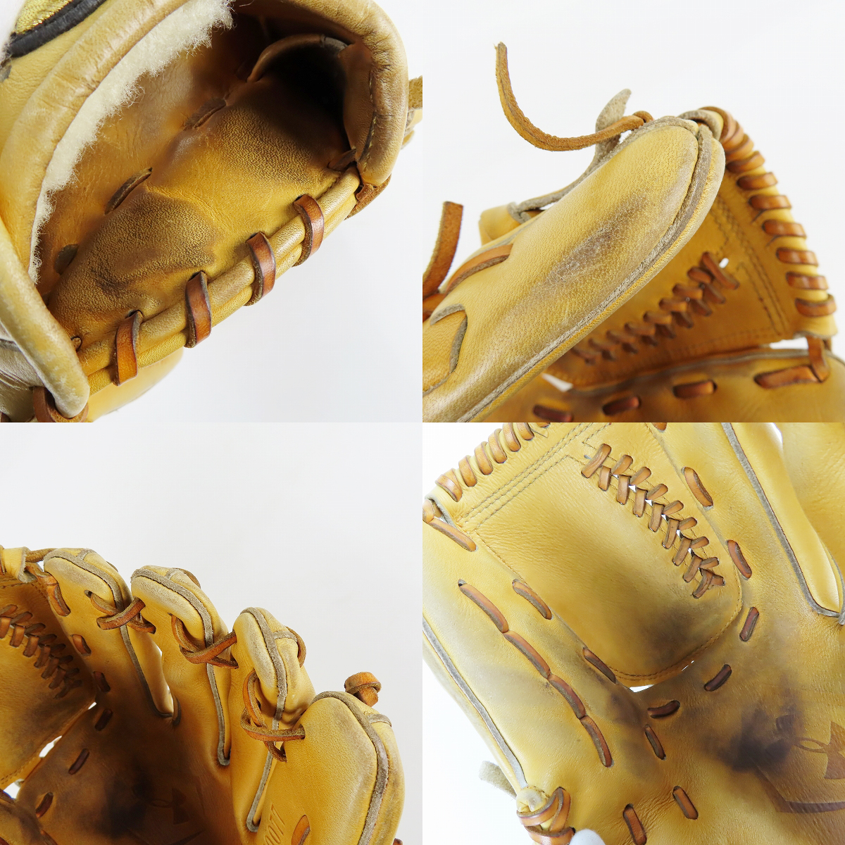 実際に弊社で買取させて頂いたUNDER ARMOUR/アンダーアーマー 硬式  右投げ 投手用 グローブ/グラブ QBB0077の画像 8枚目