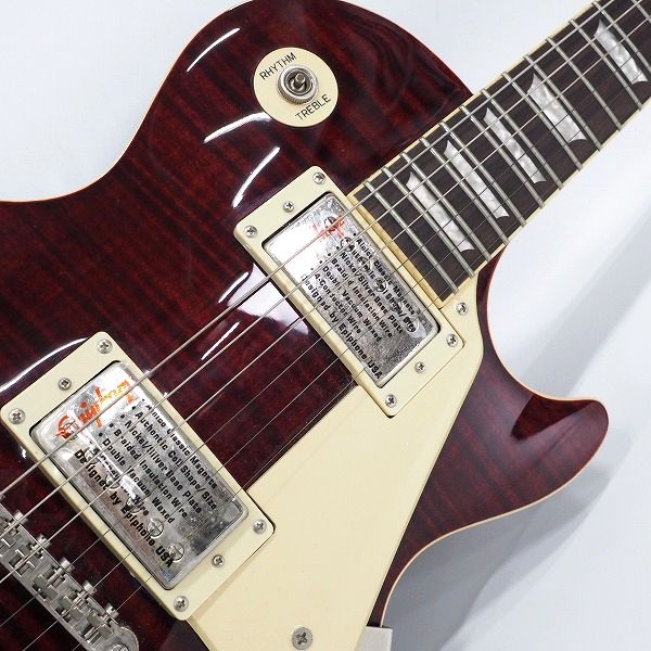 実際に弊社で買取させて頂いた★Epiphone/エピフォン Les Paul Standard PRO/レスポール スタンダード プロ コイルタップ搭載 ソフトケース付の画像 4枚目