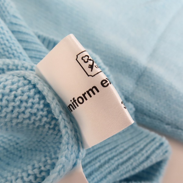 実際に弊社で買取させて頂いたuniform experiment/ユニフォームエクスペリメント 22AW NORDIC CREWNECK KNIT クルーネックニット/セーター UE-222042/3の画像 2枚目