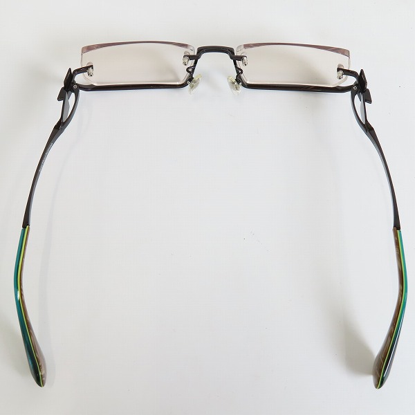 実際に弊社で買取させて頂いたless than human/レス ザン ヒューマン 乱 アンダーリム メタル フレーム 眼鏡/メガネ/アイウェア 1180-240108-tの画像 3枚目