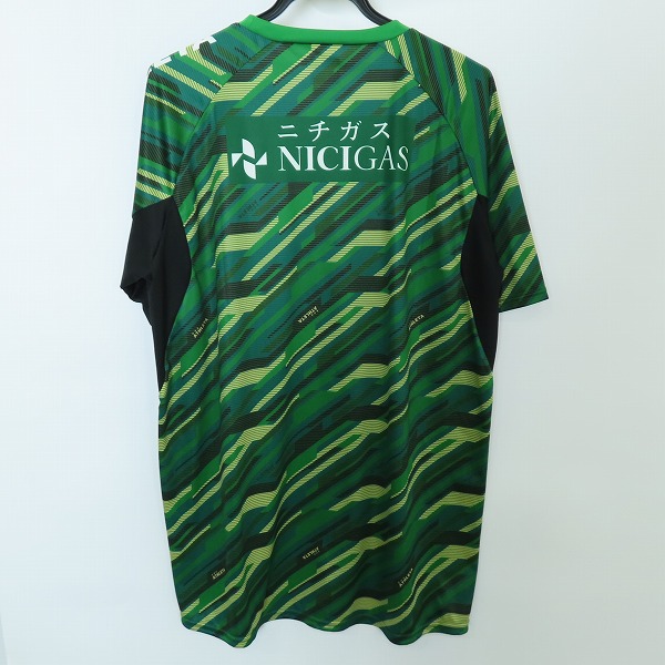 実際に弊社で買取させて頂いたATHLETA/アスレタ 東京ヴェルディ 半袖トレーニングシャツ サッカーユニフォーム　XOの画像 1枚目