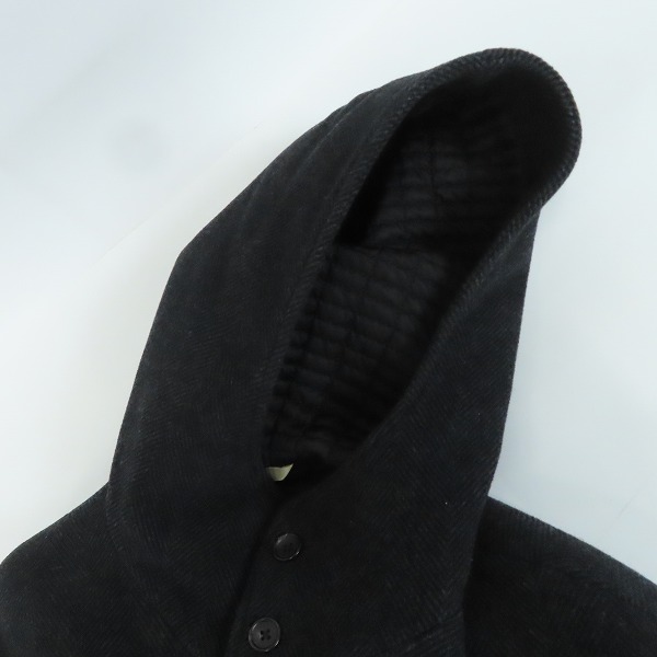 実際に弊社で買取させて頂いたPaul Smith/ポールスミス 内キルティング フーデッド メルトン ロングコート/ Lの画像 4枚目