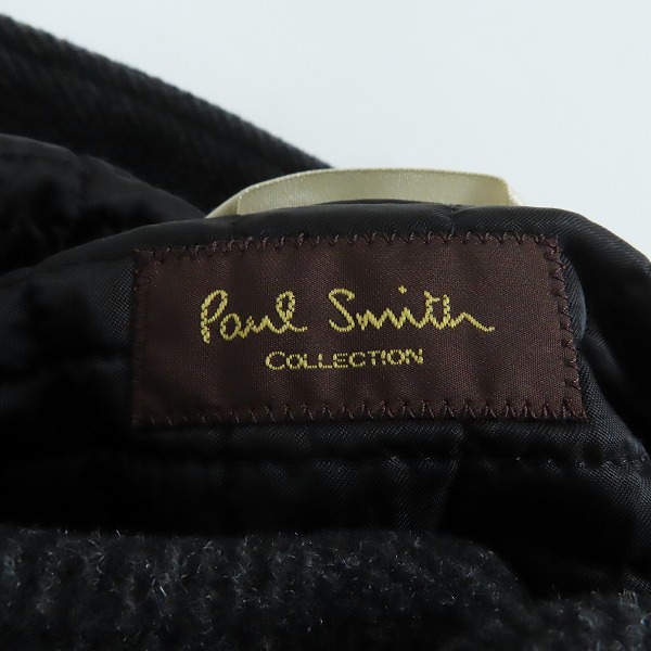 実際に弊社で買取させて頂いたPaul Smith/ポールスミス 内キルティング フーデッド メルトン ロングコート/ Lの画像 2枚目
