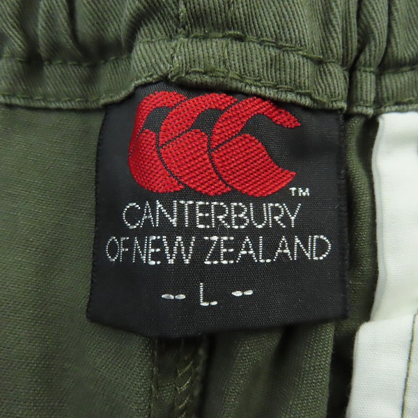 実際に弊社で買取させて頂いた【未使用】CANTERBURY/カンタベリー ロゴ刺繍 ハーフパンツ/ユーティリティショーツ RA22157 47/Lの画像 2枚目