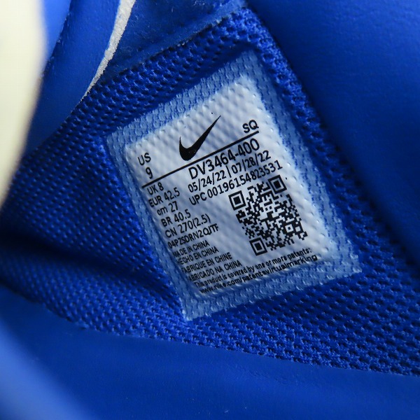 実際に弊社で買取させて頂いたNIKE×AMBUSH/ナイキ×アンブッシュ AIR FORCE 1 LOW SP/エアフォース 1 ロー DV3464-400/27の画像 5枚目