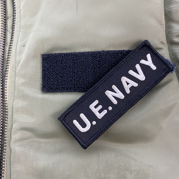 実際に弊社で買取させて頂いたuniform experiment/ユニフォームエクスペリメント US NAVY ミリタリーZIPベスト/UE-112122/2の画像 2枚目