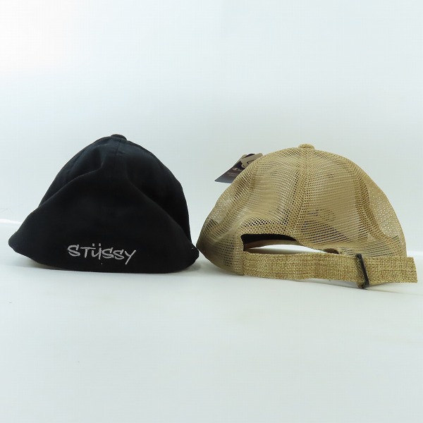 実際に弊社で買取させて頂いた【未使用含む】Champion/チャンピオン STUSSY/ステューシー キャップ 2点セットの画像 3枚目