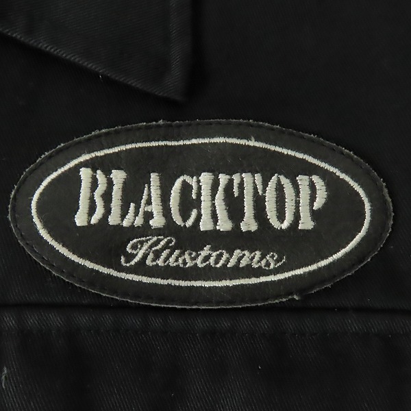 実際に弊社で買取させて頂いたBLACKTOP KUSTOMS×Dickies/ブラックトップ カスタムズ×ディッキーズ オールインワン/つなぎ BK09FW-B10A /Sの画像 7枚目