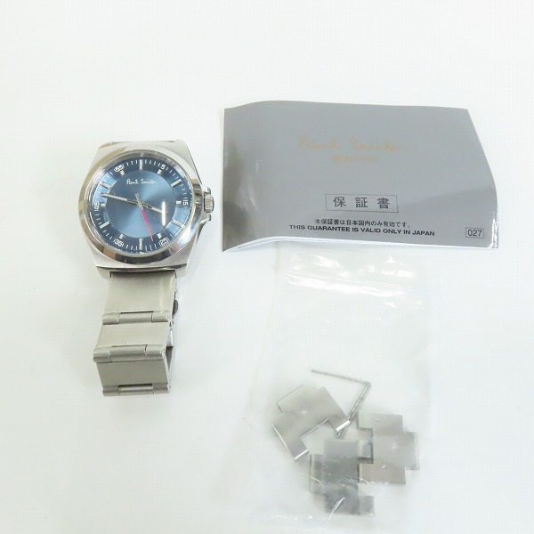 実際に弊社で買取させて頂いた Paul Smith/ポール・スミス メタルバンド クオーツ腕時計/6038-H24741【動作未確認】の画像 8枚目