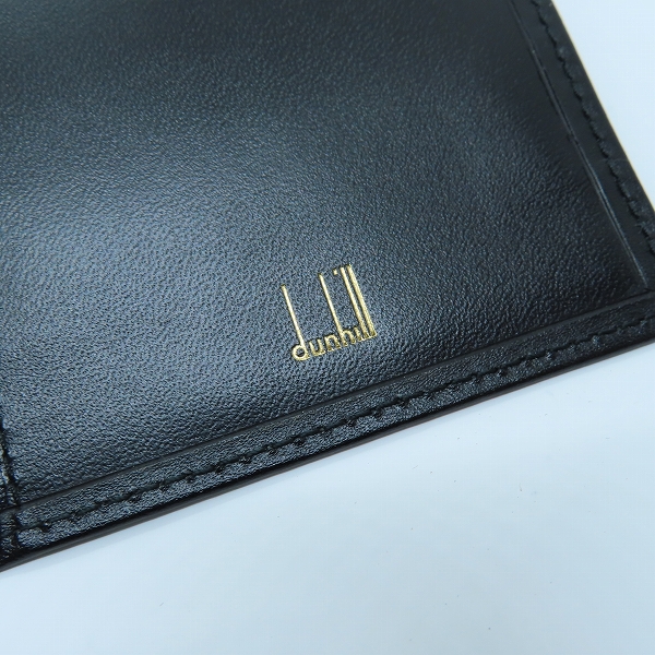 実際に弊社で買取させて頂いたDUNHILL/ダンヒル ロゴプレート レザー長財布 の画像 4枚目