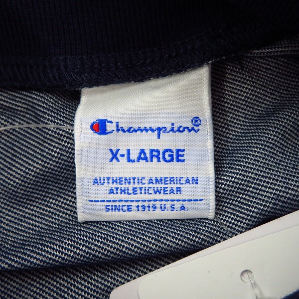 実際に弊社で買取させて頂いた 【未使用】Champion/チャンピオン ゴルフ モックネック プリント シャツ C3-SG408 XLの画像 2枚目