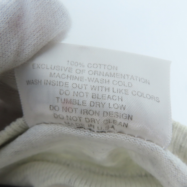 実際に弊社で買取させて頂いたVintage/ヴィンテージ  Tシャツ ミッキーマウス ワッペン刺繍 USA製 Lの画像 3枚目