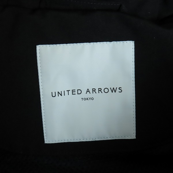 実際に弊社で買取させて頂いた【未使用】UNITED ARROWS/ユナイテッドアローズ UAST フード ダウンコート 1125-115-6971-0970/Lの画像 3枚目