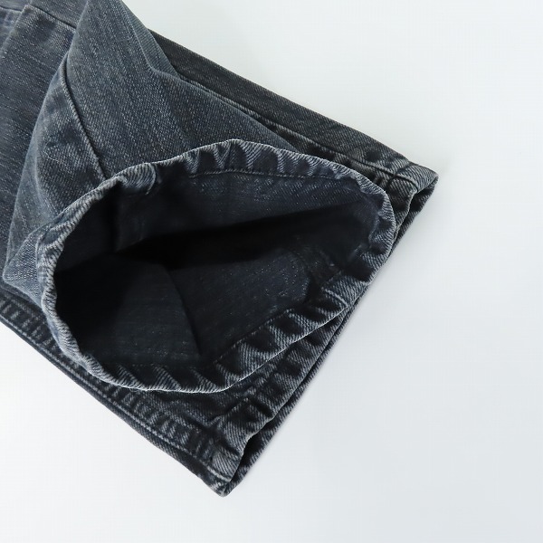 実際に弊社で買取させて頂いたDOLCE&GABBANA/ドルチェアンドガッバーナ/ドルガバ ブラックデニムパンツ G46KLD/44の画像 7枚目