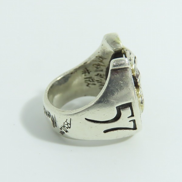 実際に弊社で買取させて頂いた【ギャラ付】BWL×MARK MAHONY/ビルウォールレザー×マークマホーニー ゴールドサダー ホースシューリング/16.5-17号の画像 2枚目