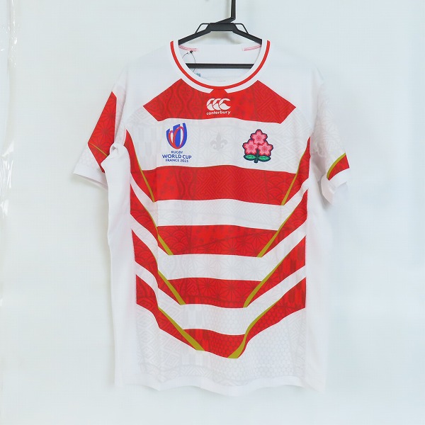 実際に弊社で買取させて頂いた 【未使用】CANTERBURY/カンタベリー ラグビー ジャパンRWC2023/日本代表 レプリカジャージ ホーム RG33980WC/L
