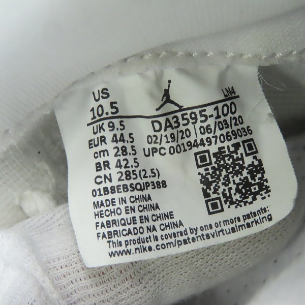 実際に弊社で買取させて頂いたFRAGMENT DESIGN×NIKE/フラグメントデザイン×ナイキ AIR JORDAN 3 エアジョーダン3 DA3595-100 28.5の画像 5枚目