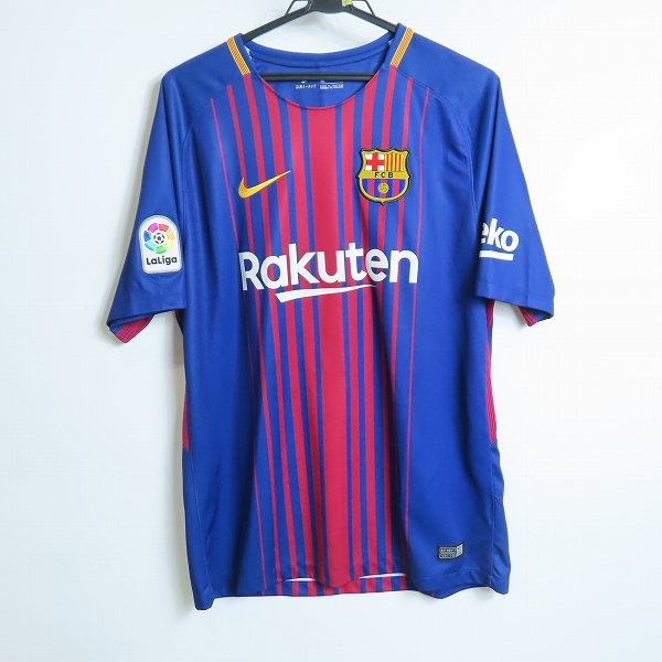 実際に弊社で買取させて頂いたNIKE/ナイキ FCバルセロナ 17/18シーズン レプリカユニフォーム #10 メッシ Lの画像 0枚目