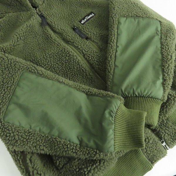 実際に弊社で買取させて頂いたWILD THINGS/ワイルドシングス nano universe別注 ボアフリースジャケット WT19437N-NU/Mの画像 5枚目