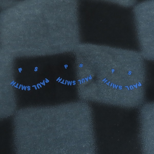 実際に弊社で買取させて頂いたPS Paul Smith/ポールスミス ロゴ刺繍 プルオーバーパーカー/Lの画像 4枚目