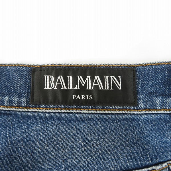 実際に弊社で買取させて頂いた(2)BALMAIN/バルマン デニムパンツ W7H9008T132/29の画像 2枚目