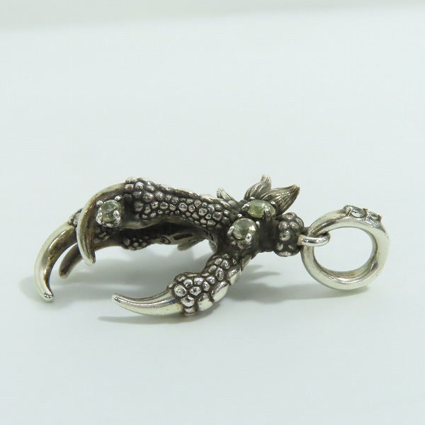 実際に弊社で買取させて頂いた【ギャラ付き】Bloody Mary/ブラッディマリー ナイトレイブン ペンダント w/ホワイトトパーズの画像 3枚目