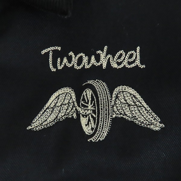 実際に弊社で買取させて頂いたBLACKTOP MOTORCYCLE/ブラックトップモーターサイクル 襟コーデュロイ ジャケット/ブルゾン/Sの画像 4枚目