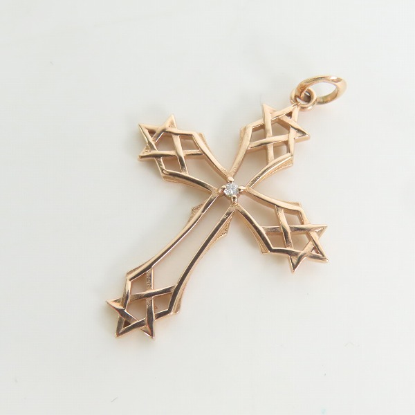 実際に弊社で買取させて頂いたDEAL DESIGN/ディールデザイン K10 スターブレイドクロスペンダント 394172