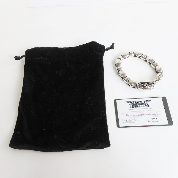 実際に弊社で買取させて頂いた【ギャラ付き】LEATHERS & TREASURES/レザーズアンドトレジャーズ ブレスレット の画像 7枚目