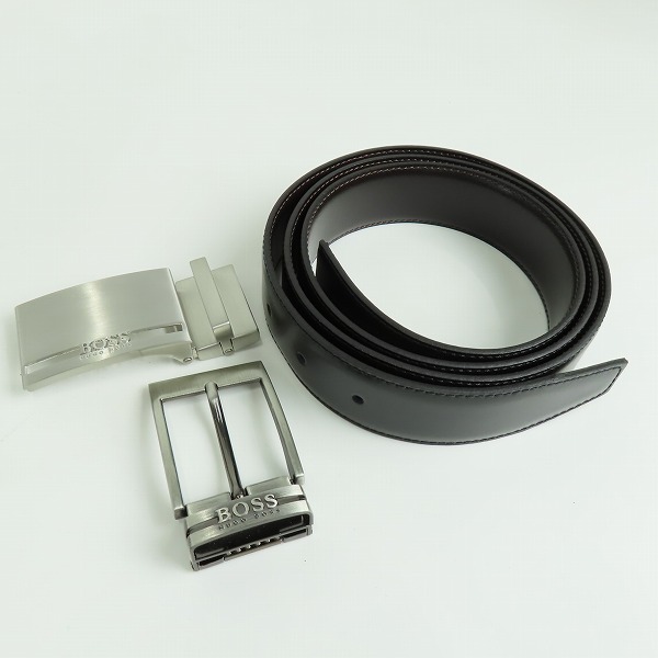 実際に弊社で買取させて頂いたHUGO BOSS/ヒューゴボス レザーベルト ブラック