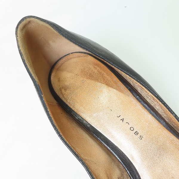 実際に弊社で買取させて頂いたMARC BY MARC JACOBS/マーク ジェイ コブス レザーパンプスヒール/36.5の画像 4枚目
