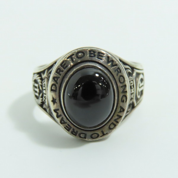 実際に弊社で買取させて頂いたDr MONROE/ドクターモンロー 20th カレッジリング シルバーリング SV925 19号の画像 1枚目