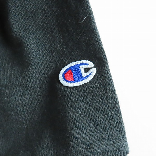 実際に弊社で買取させて頂いた【未使用】Champion/チャンピオン ポケット付き ロングカットソー ブラック C5-P401 Mの画像 5枚目