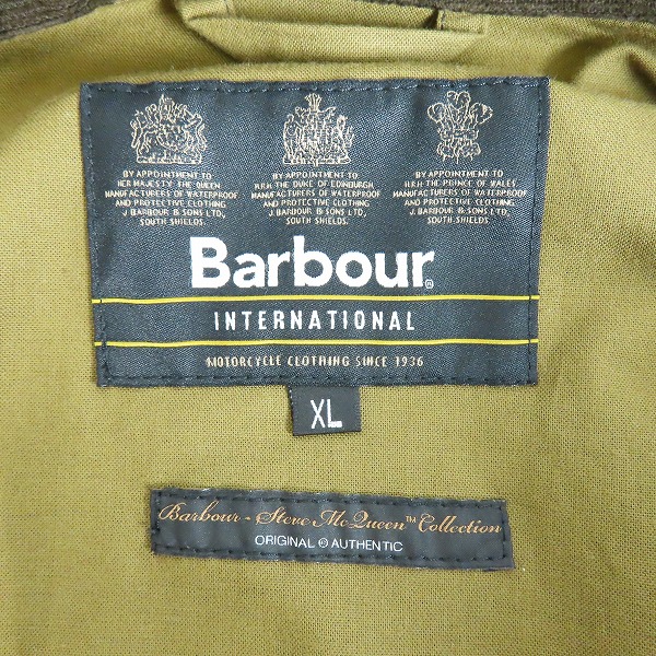 実際に弊社で買取させて頂いたBarbour/バブアー wax jacket/ワックスジャケット 4154001/XLの画像 3枚目