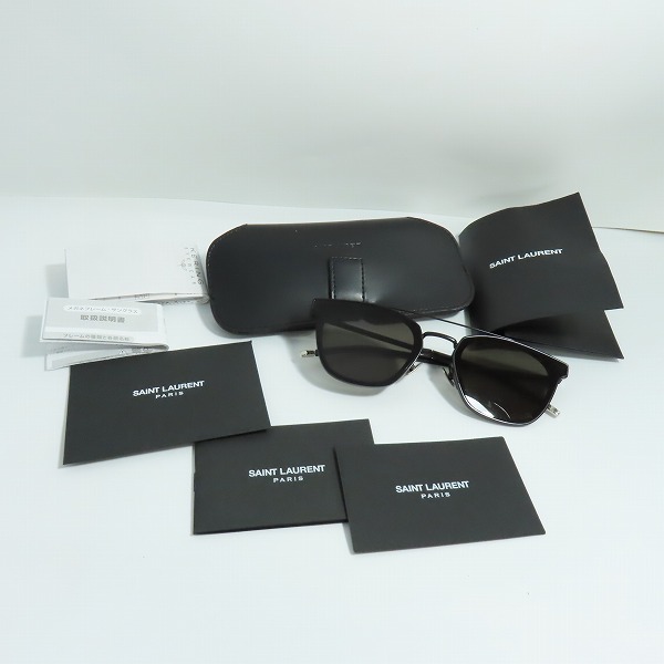 実際に弊社で買取させて頂いたSaint Laurent Paris/サンローランパリ SL28 METAL コンビネーションサングラスの画像 9枚目