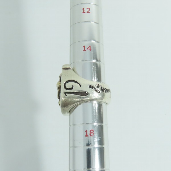 実際に弊社で買取させて頂いた【ギャラ付】BWL×MARK MAHONY/ビルウォールレザー×マークマホーニー ゴールドサダー ホースシューリング/16.5-17号の画像 7枚目