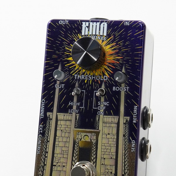 実際に弊社で買取させて頂いたKMA/ケーエムエー PYLON ブースト機能有り ノイズゲート エフェクター 動作確認済みの画像 6枚目