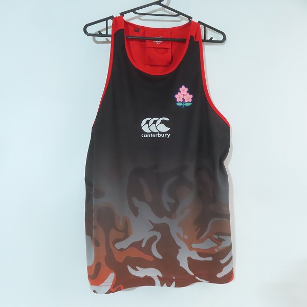 実際に弊社で買取させて頂いたCANTERBURY/カンタベリー ジャパン トレーニング タンクトップ R30009JH/3L