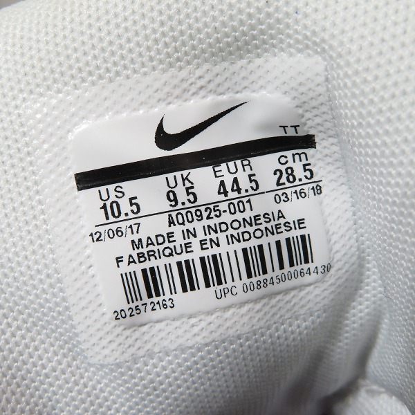 実際に弊社で買取させて頂いたNIKE/ナイキ×atmos/アトモス AIR MAX 95 PRNT/エアマックス95 WE LOVE NIKE AQ0925-001/28.5の画像 5枚目