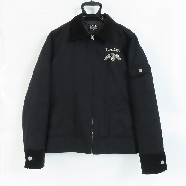 実際に弊社で買取させて頂いたBLACKTOP MOTORCYCLE/ブラックトップモーターサイクル 襟コーデュロイ ジャケット/ブルゾン/Sの画像 1枚目