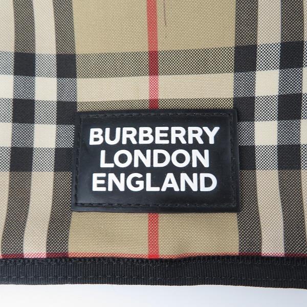 実際に弊社で買取させて頂いたBURBERRY/バーバリー ノバチェック ポーチ ポシェット ショルダーバッグ キャンバスの画像 4枚目