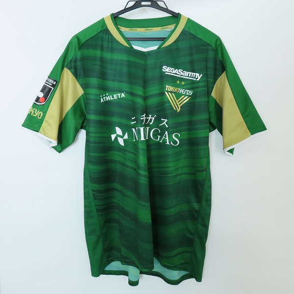 実際に弊社で買取させて頂いたATHLETA/アスレタ 東京ヴェルディ 2023 半袖  サッカーユニフォーム レプリカユニフォーム　Oの画像 0枚目