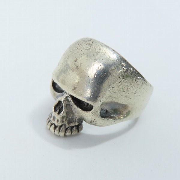 実際に弊社で買取させて頂いたCRAZY PIG/クレイジーピッグ スモール エビルスカルリング 17号