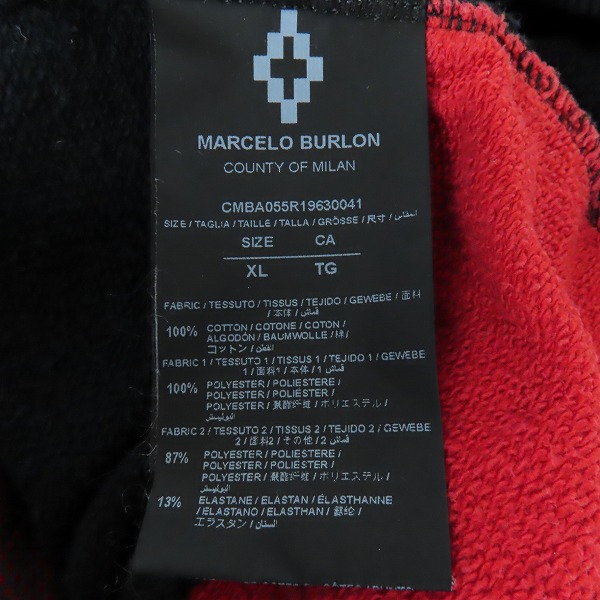 実際に弊社で買取させて頂いたMARCELO BURLON/マルセロバーロン CHICAGO BULLS NBA トレーナー ネイビー/XLの画像 3枚目