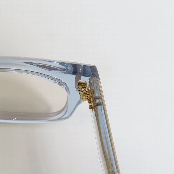 実際に弊社で買取させて頂いたless than human/レス ザン ヒューマン 日本製 大正ロマン セルフレーム/クリアフレーム 眼鏡/メガネ/アイウェア 3838ケ n4 の画像 5枚目