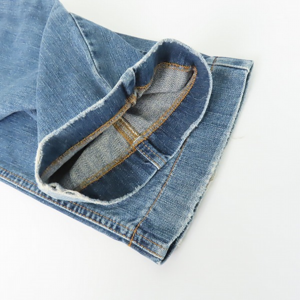 実際に弊社で買取させて頂いたDOLCE&GABBANA/ドルチェアンドガッバーナ/ドルガバ ロゴプレート ダメージ加工デニムパンツ G33GFD/44の画像 9枚目