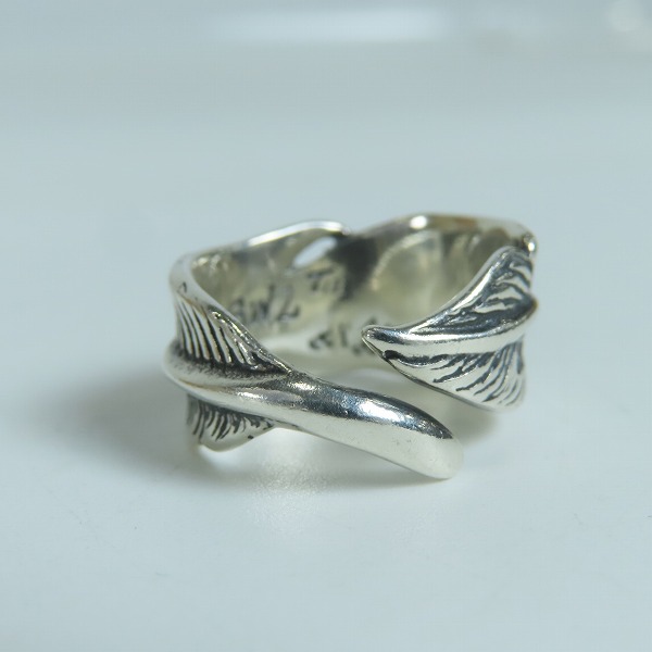 実際に弊社で買取させて頂いたBWL/Bill Wall Leather/ビルウォールレザー シルバー フェザーリング 14.5-15.5号の画像 4枚目