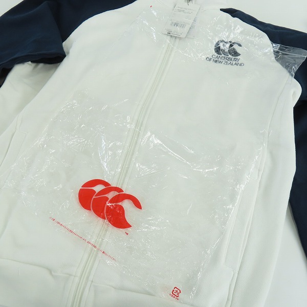 実際に弊社で買取させて頂いた【未使用】CANTERBURY/カンタベリー ロゴ刺繍 コットンジャージ RA46152/XLの画像 7枚目