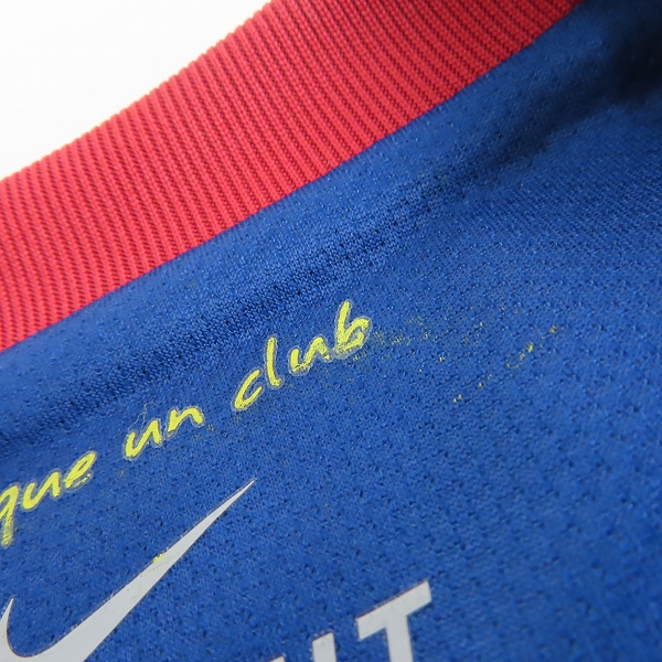 実際に弊社で買取させて頂いたNIKE/ナイキ FCバルセロナ 11/12シーズン レプリカユニフォーム #10 メッシ Lの画像 8枚目