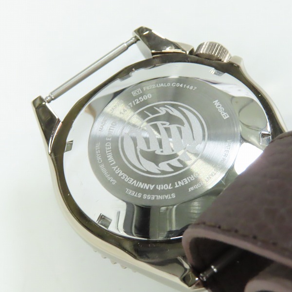 実際に弊社で買取させて頂いたORIENT/オリエント 70th Anniversary/70周年記念 アナログ ウォッチ 自動巻 腕時計 F672-UAL0の画像 3枚目